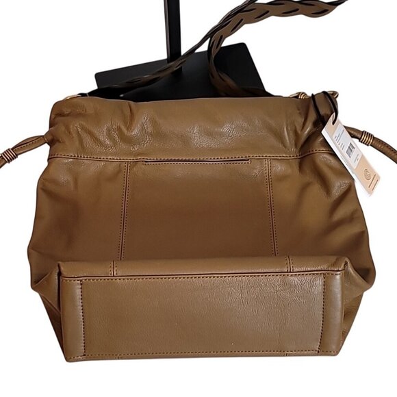 NWT - Rebecca Minkoff - Alex Slouchy Leather Shoulder Bag - Military - Tan - Picture 15 of 16